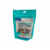 Barre dentali per cani tra 5-10 kg Veggiedent Fr3sh S, 15 barrette, Virbac