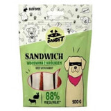 Snack di manzo e coniglio per cani Sandwich, 500 g, Mr. Bandit
