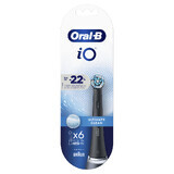 Ricambi per spazzolino elettrico iO Ultimate Clean Nero, 6 pezzi, Oral-B