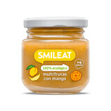 Purea biologica di mix di frutta con mango, +4 mesi, 130 g, Smileat