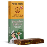 Barretta proteica Raw Vegan Protein Crunch, Baklava al pistacchio, 60 g, Nutree