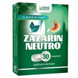 Integratore alimentare per il bruciore di stomaco Zazarin Neutro, 30 compresse, Adya Green Pharma