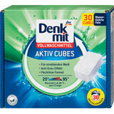 Denkmit Detersivo per bucato bianco polvere attiva cubetti solidi 30 lavaggi, 30 pz