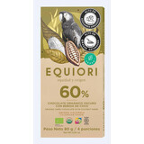 Cioccolato al cocco Equiori ECO, 80 g