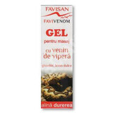 Gel da massaggio al veleno di vipera, zenzero e liquirizia, 50 ml, Favisan