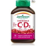 Jamieson Vitamina C+D Masticabile Ciliegia 75 compresse