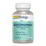 Glucomannano 600 mg Solaray, 100 capsule, Secom