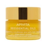 Apivita Beessential - Night Balm Balsamo Notte Rinforzante e Nutriente, 15ml