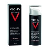 Vichy Homme - Gel Idratante Trattamento Anti-Fatica Viso + Occhi, 50ml