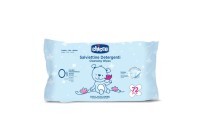 Chicco Salviettine Detergenti Soft Cleasing Wipes Cambio Viso e Mani, 72 Pezzi