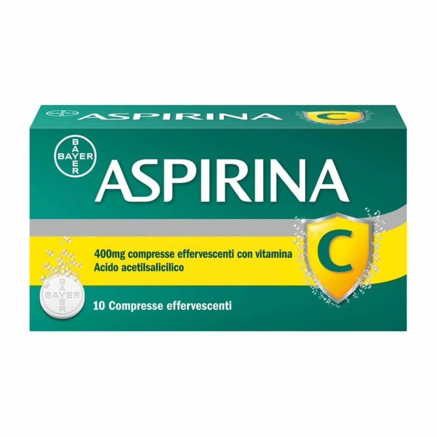 Aspirina C 400mg + 240mg Bayer 10 Compresse Effervescenti