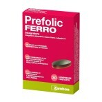 Zambon Prefolic - Ferro Integratore Alimentare Ferro e Vitamina C, 30 Compresse