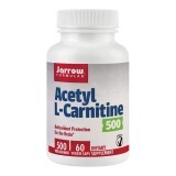 Acetil L-Carnitina 500mg Jarrow Formulas, 60 capsule, Secom