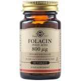 Acido folico Folacin 800 mcg, 100 compresse, Solgar