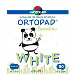 Master-Aid Ortopad - Bamboo White Occlusore Autoadesivo Junior, 50 Occulsori