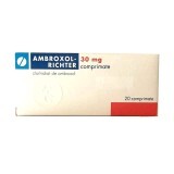 Ambroxol 30 mg, 20 compresse, Gedeon Richter Romania