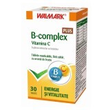 Complesso B + Vitamina C al gusto di frutta, 30 compresse, Walmark