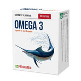 Omega 3 con olio di pesce, 500 mg, 30 capsule, Parapharm