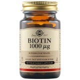 Biotina 1000 mcg, 50 capsule, Solgar