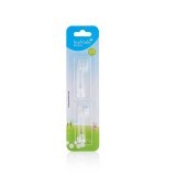 Testine di ricambio per lo spazzolino elettrico Babysonic 0-18 mesi, 2 pezzi, Brush Baby