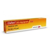Clafen gel 50 mg/grammo, 45 g, Antibiotico SA