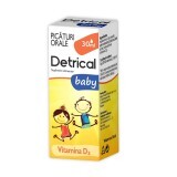 Gocce orali per bambini Detrical, 30 ml, Schiacciato