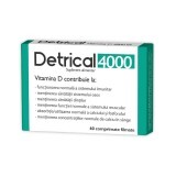 Detrical Vitamin D 4000 UI, 60 compresse, Schiacciato