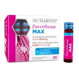 Ferrobine Max con Ferro, Zinco e Vitamine, 20 Fiale, Marnys