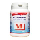 Ferro + Vitamina C, 40 capsule, Favisan