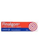 FINALGON 4 mg/25 mg per grammo, unguento 20 g, Sanofi