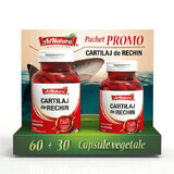 Pacchetto Cartilagine di Squalo, 60 + 30 capsule, AdNatura