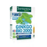 Ginkgo Bio 2000, 20 fiale x 10 ml, Santarome Nature