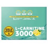 L-Carnitina 3000 mg al gusto di limone, 20 fiale, Gold Nutrition