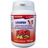 Licopene, 70 capsule, Favisan