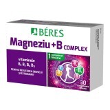 Magnesio + complesso B, 30 compresse rivestite con film, Beres Pharmaceuticals Co