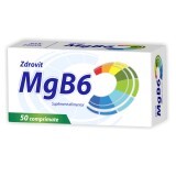 Magnesio + Vitamina B6, 50 compresse, Schiacciato