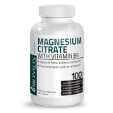 Citrato di magnesio + vitamina B6, 100 compresse, Bronson Laboratories