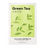 Maschera con estratto di tè verde per pelli secche Airy Fit, 19 g, Missha