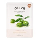 La maschera viso fresca e nutriente con estratto di oliva, 22 g, la sua pelle