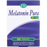 Melatonina pura, 5 mg, 60 compresse, EsiSpa