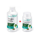 Confezione Ginkgo Biloba 60 mg, 90 capsule + 30 capsule, Rotta Natura