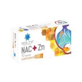 NAC+Zn 600 mg Acetilcisteina con vitamina C Bioline, 10 capsule, Helcor