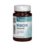 Niacina Vitamina B3 100 mg, 100 compresse, VitaKing