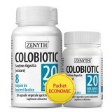 Confezione Colobiotic, probiotico 20 miliardi, 30 + 10 capsule, Zenyth