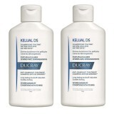 Pacchetto shampoo trattamento antiforfora Kelual DS, 100 ml + 100 ml, Ducray