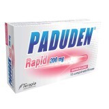 Paduden Rapid 200 mg, 10 compresse, Terapia