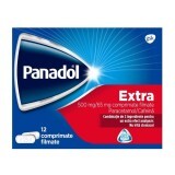Panadol Extra, 500mg/65 mg, 12 compresse, Gsk