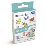 Cerotti resistenti all'acqua DermaPlast Kids Aqua fun (535557), 12 pezzi, Hartmann