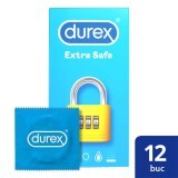 Preservativi extra sicuri, 12 pezzi, Durex
