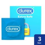 Preservativi extra sicuri, 3 pezzi, Durex